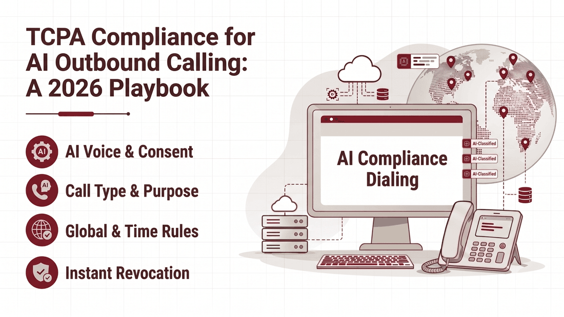 TCPA compliance for AI outbound calling: a 2026 playbook
